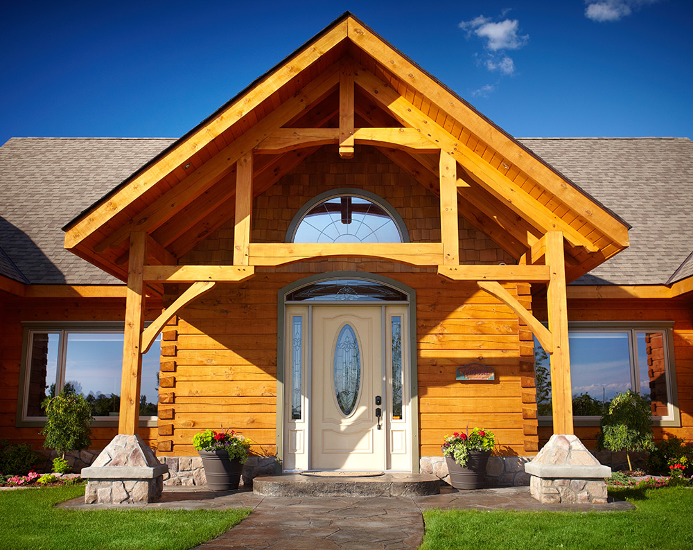 Sycamore Timberframe Entry